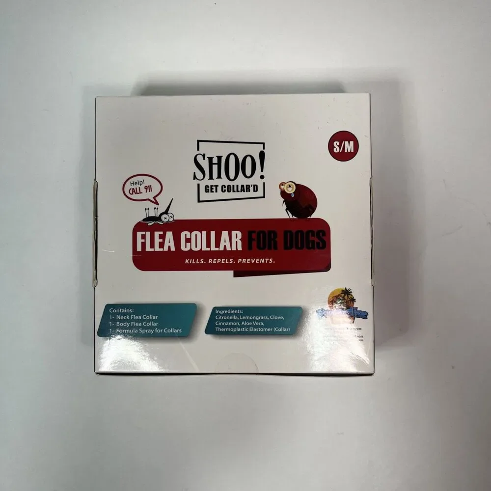 SHOO! Get Collar'd Natural Essential Oil Collars for Dogs - S-M